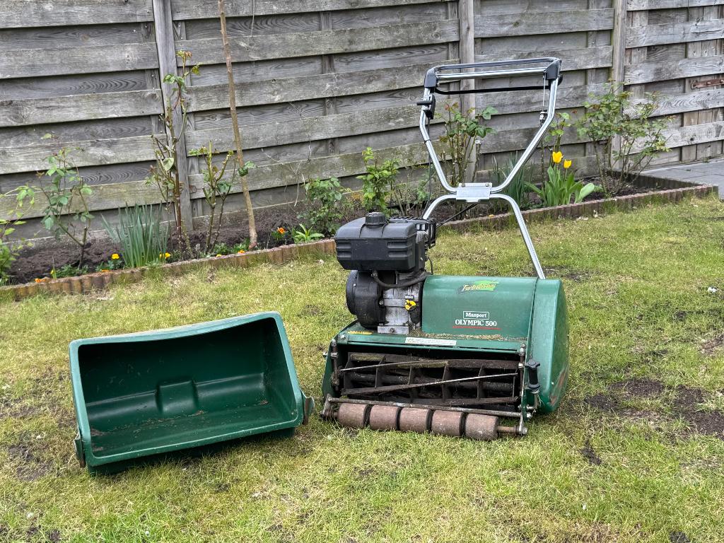 Masport Olympic 500 – Benzine Grasmaaier, Tuin en Terras, Grasmaaiers, Overige merken, Ophalen of Verzenden, Zo goed als nieuw