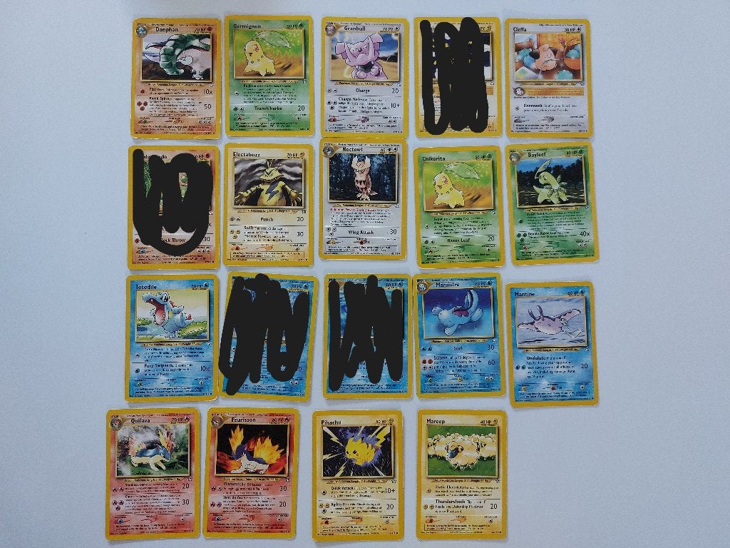 Pokémon Kaarten - Neo Genesis, Ophalen of Verzenden, Zo goed als nieuw, Meerdere kaarten