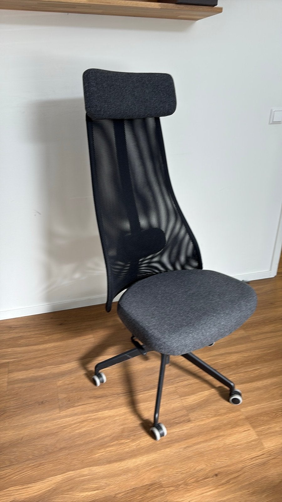 IKEA JÄRVFJÄLLET Bureaustoel - Ergonomisch en Comfortabel, Ophalen, Zo goed als nieuw, Grijs, Bureaustoel