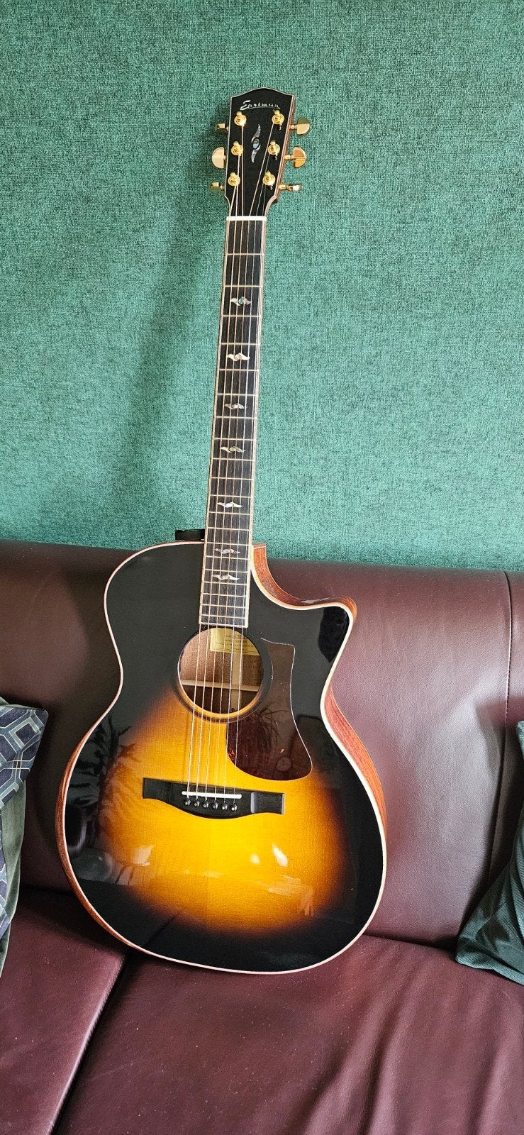 Eastman AC522CE SB, Ophalen, Nieuw, Western- of Steelstringgitaar, Met (piezo-)element