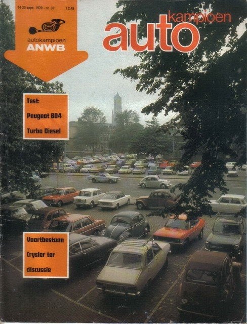 Autokampioen 37 1979 : Mercedes Benz S - Peugeot 604 TD, Ophalen of Verzenden, Gelezen, Algemeen