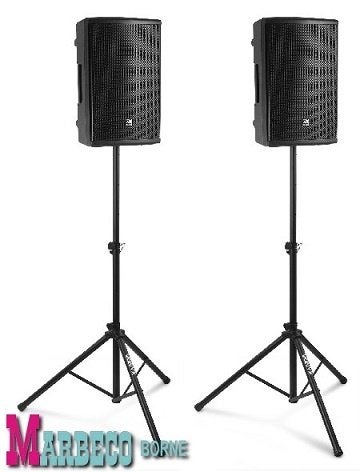 Luidspreker statief, Standaards 2 stuks incl. draagtas