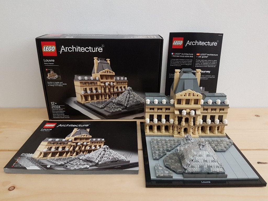 Lego Architecture 21024 Louvre, Compleet, Lego, Ophalen of Verzenden, Zo goed als nieuw