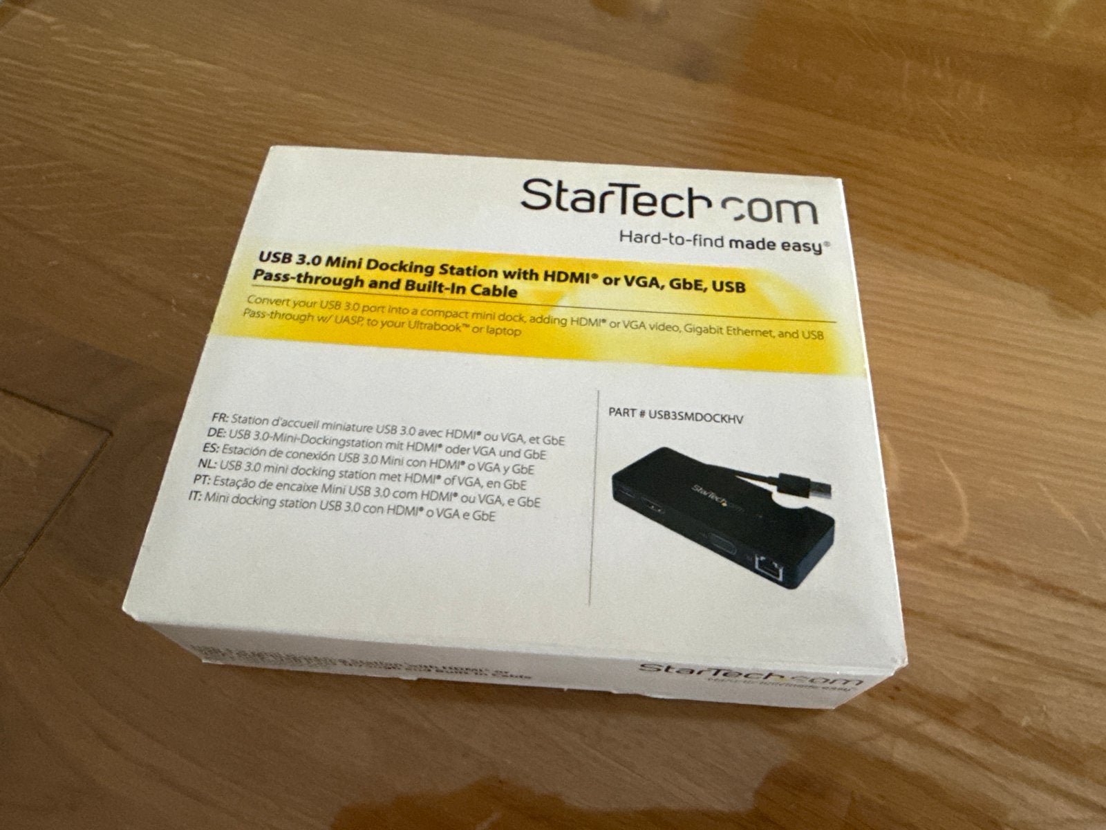 StarTech USB 3.0 Mini Docking Station met HDMI/VGA/GbE, Computers en Software, Dockingstations, Ophalen of Verzenden, Nieuw, Docking station