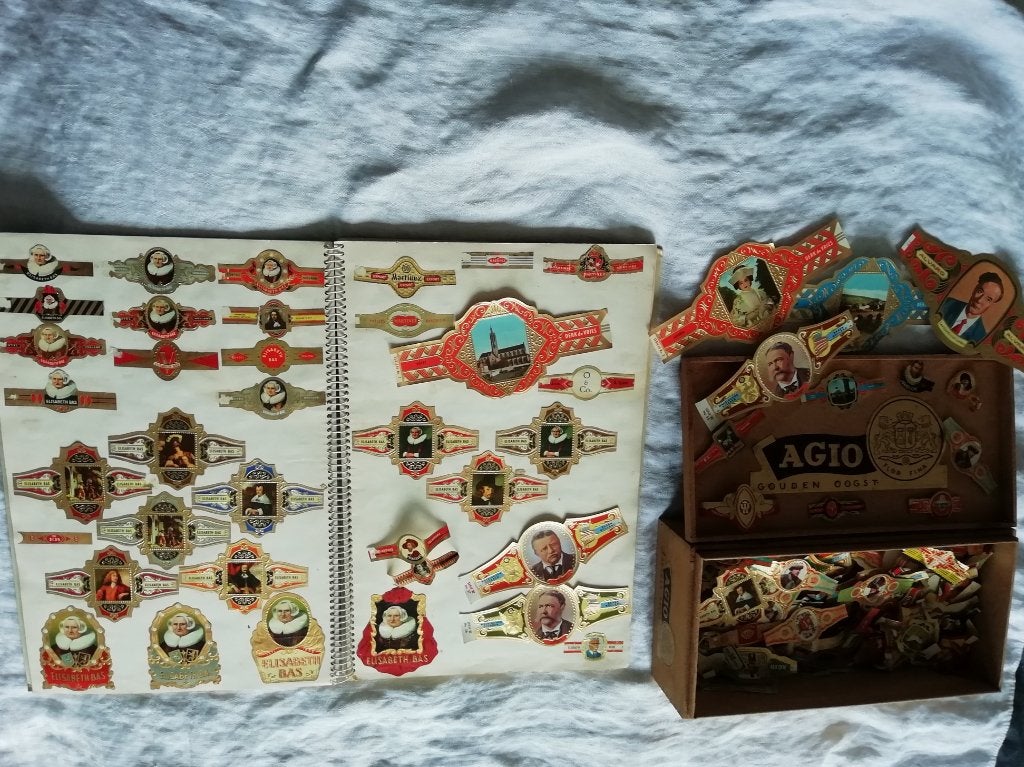 Sigarenbandjes, ALLERLEI. Nieuw en gebruikt. Plakboek en los, Ophalen of Verzenden, Gebruikt
