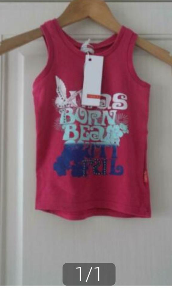 Nieuw roze name it hempje 98 104, Kinderen en Baby's, Kinderkleding | Maat 98, Meisje, Nieuw, Ophalen of Verzenden, Shirt of Longsleeve