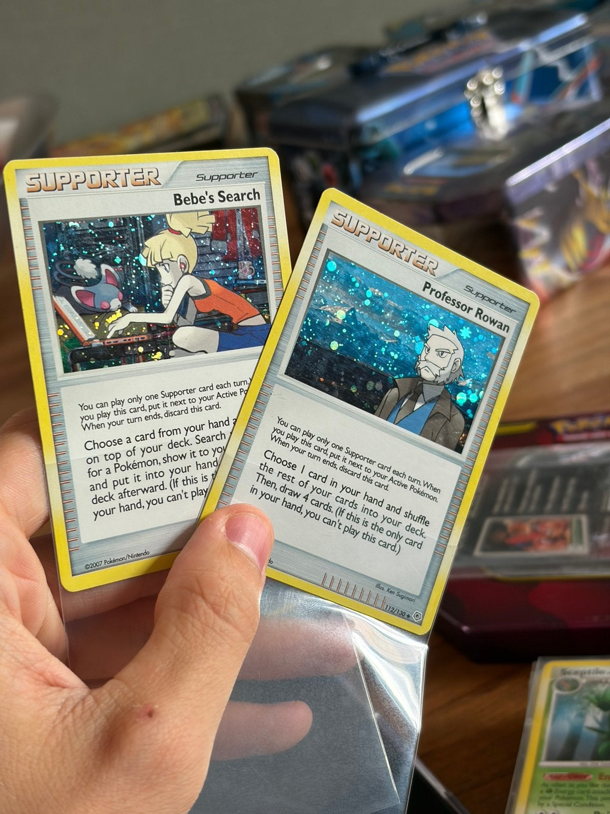 Cosmos holo supporters Diamond & Pearl, Hobby en Vrije tijd, Verzamelkaartspellen | Pokémon, Ophalen of Verzenden, Zo goed als nieuw