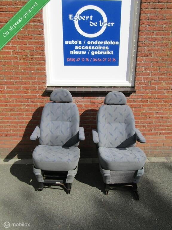 2x bestuurdersstoel bijrijdersstoel ford transit 85 t/m 99, Gebruikt, Ford, Ophalen of Verzenden