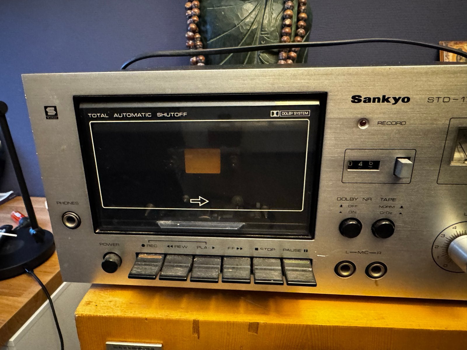 Sankyo STD-1700 Stereo Cassettedeck - Vintage Geluid, Ophalen, Enkel, Overige merken