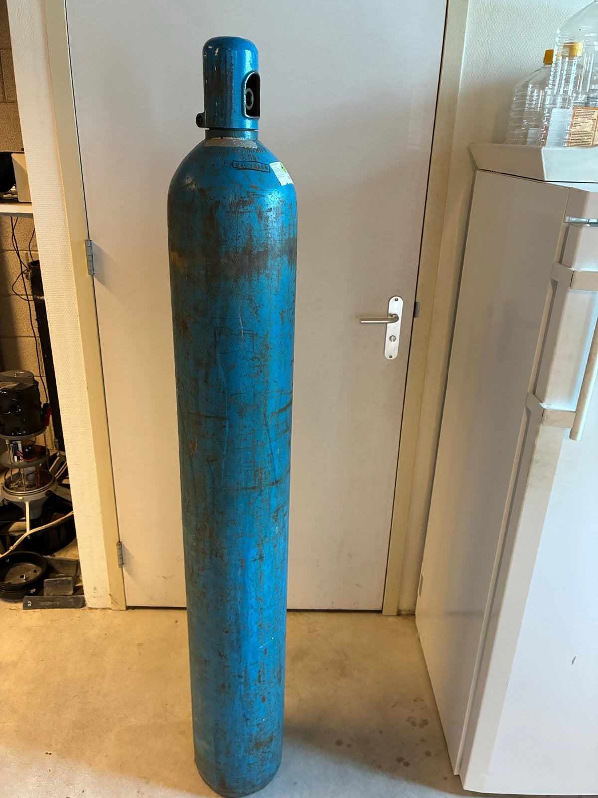 Zuurstoffles - Zuurstofbuffer 50 liter, Ophalen, Gebruikt, Duikfles
