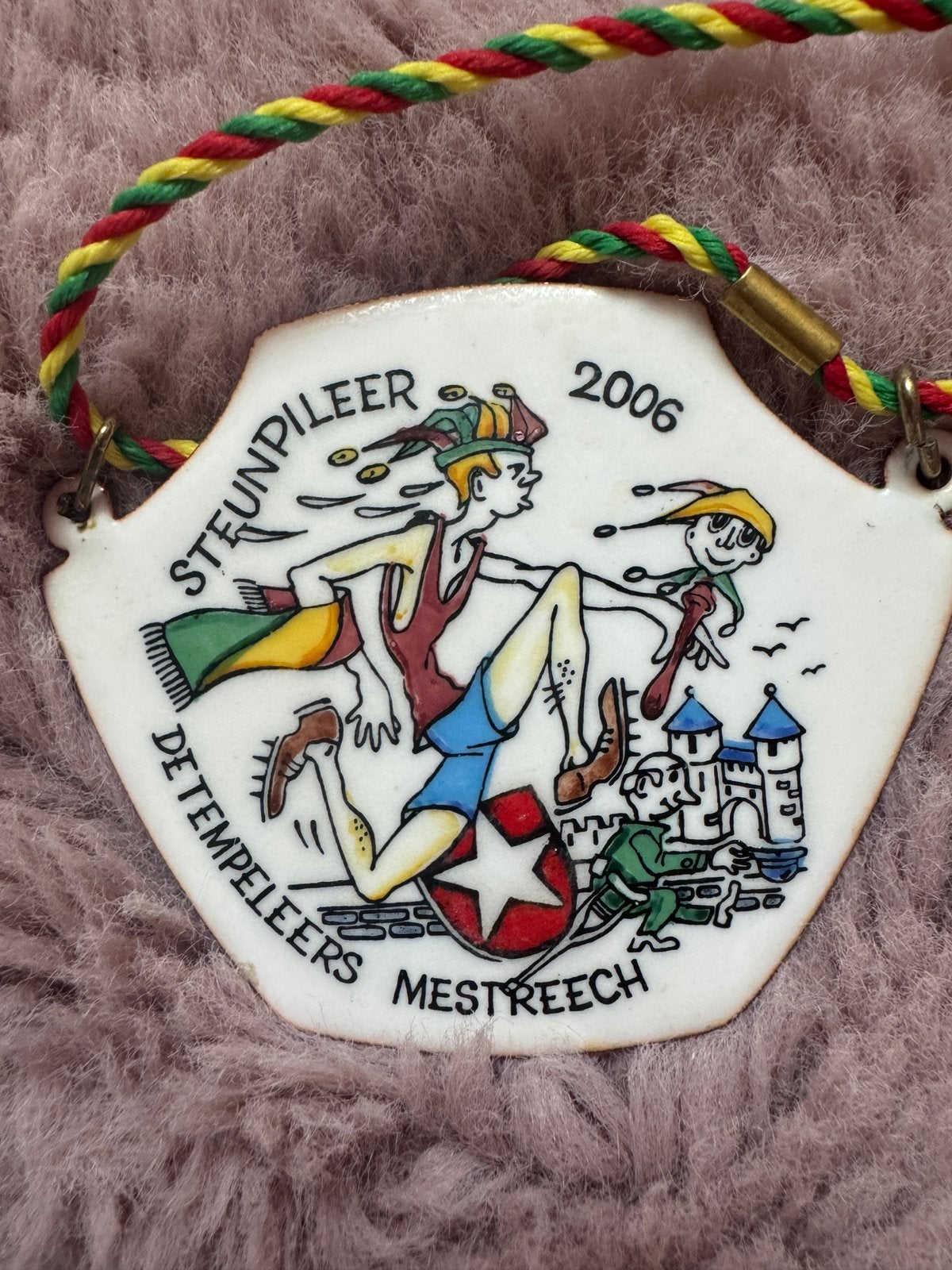 Tempeleers Mestreech steunpileer 2006 medaille, Ophalen of Verzenden, Zo goed als nieuw, Beeldje of Poppetje