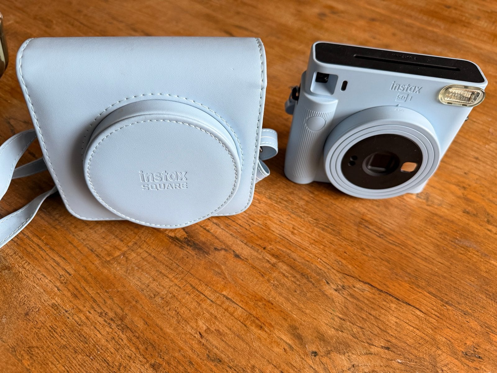 Instax SQ1 Instant Camera met bijpassende hoes, Instant camera, Ophalen of Verzenden, Zo goed als nieuw, Fujifilm