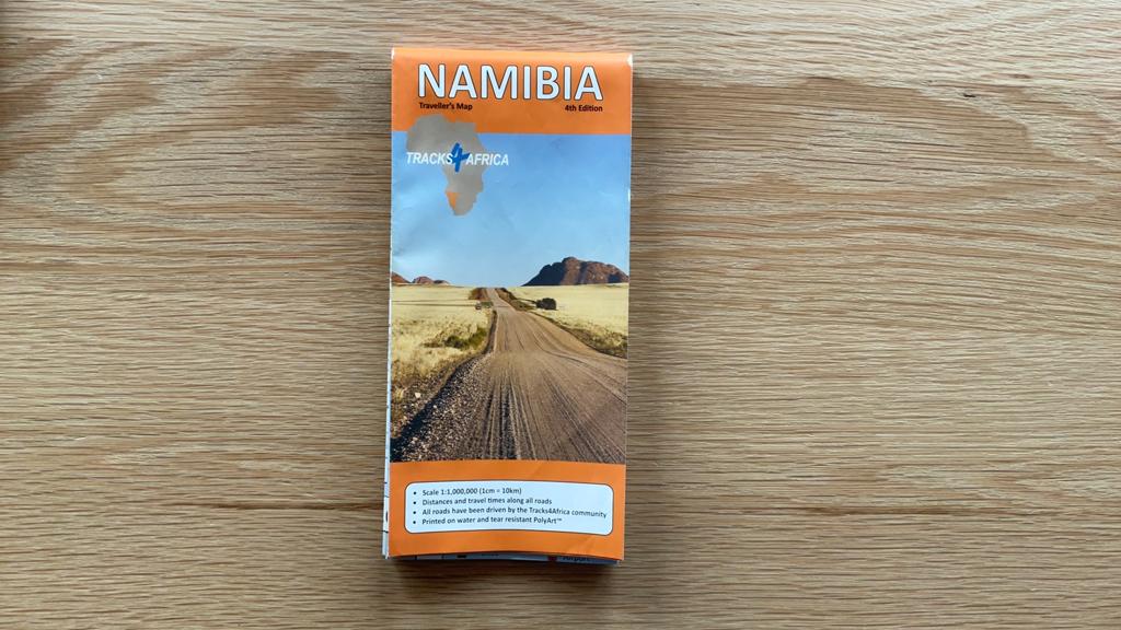 Landkaart Namibië Tracks 4 Africa nieuw!, Ophalen of Verzenden
