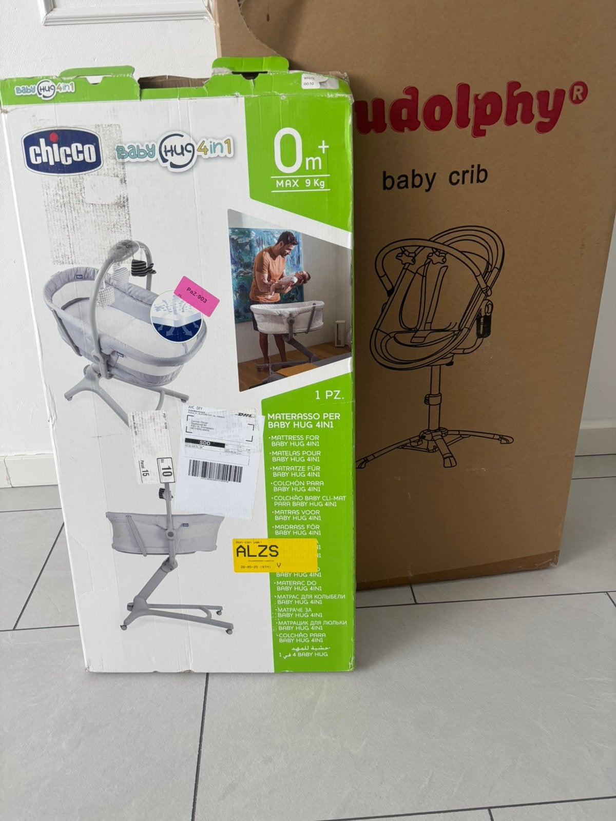 Rudolphy 3-in-1 Babybedje/Wieg, Kinderen en Baby's, Babywiegjes en Ledikanten, Ophalen of Verzenden, Zo goed als nieuw, Wieg