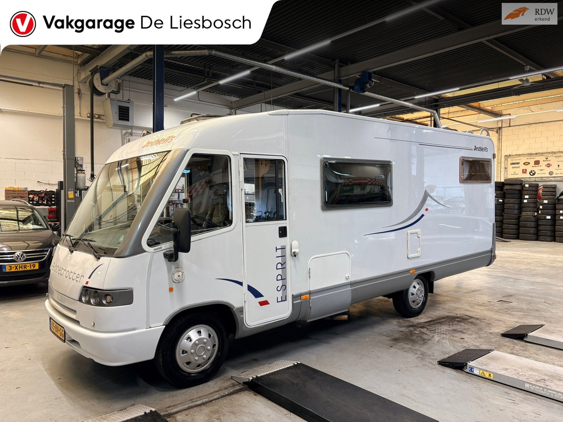 Fiat DUCATO MAXI Dethleffs Globetrotter Esprit 6 zitplaatsen, Caravans en Kamperen, Integraal, Airconditioning, Bedrijf, Fiat