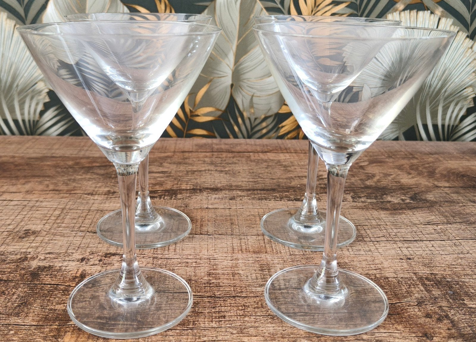 4 Martini Glazen, Ophalen, Zo goed als nieuw, Overige typen
