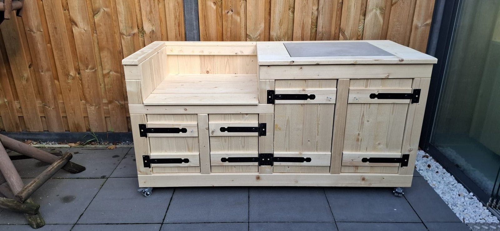 Buitenkeuken voor inbouw bbq, Ophalen, Nieuw, Houtskool