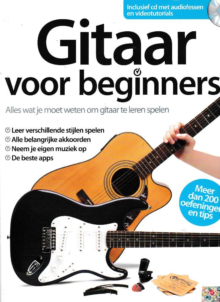 Gitaar voor beginners Inclusief CD met audiolessen ( 94 ), Verzenden, Artiest of Componist, Populair, Gitaar