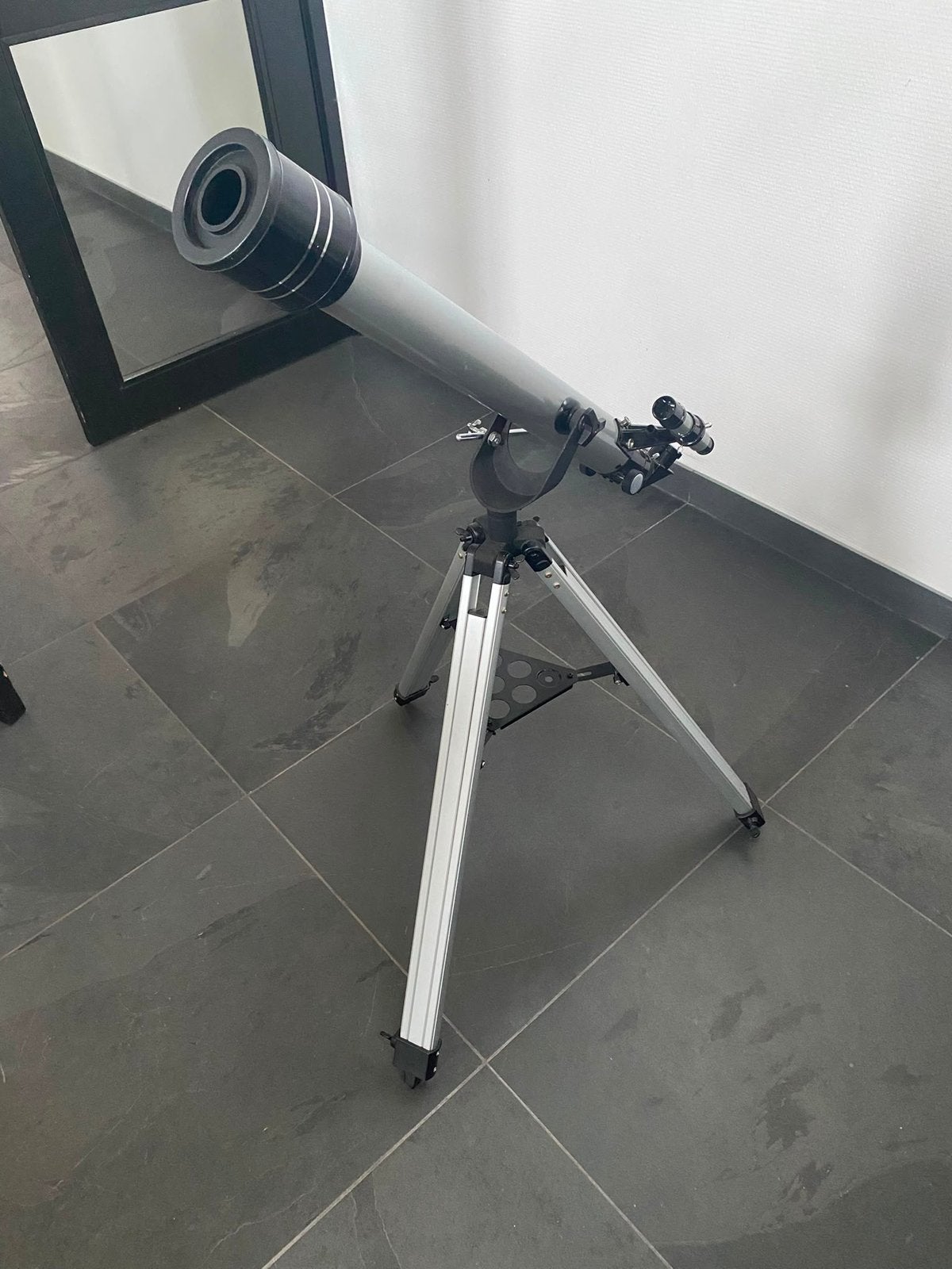 Telescoop ST-60700 D=60mm F700mm met extra gecoate lenzen, Gebruikt, Lenzentelescoop (refractor), Met statief, Ophalen of Verzenden