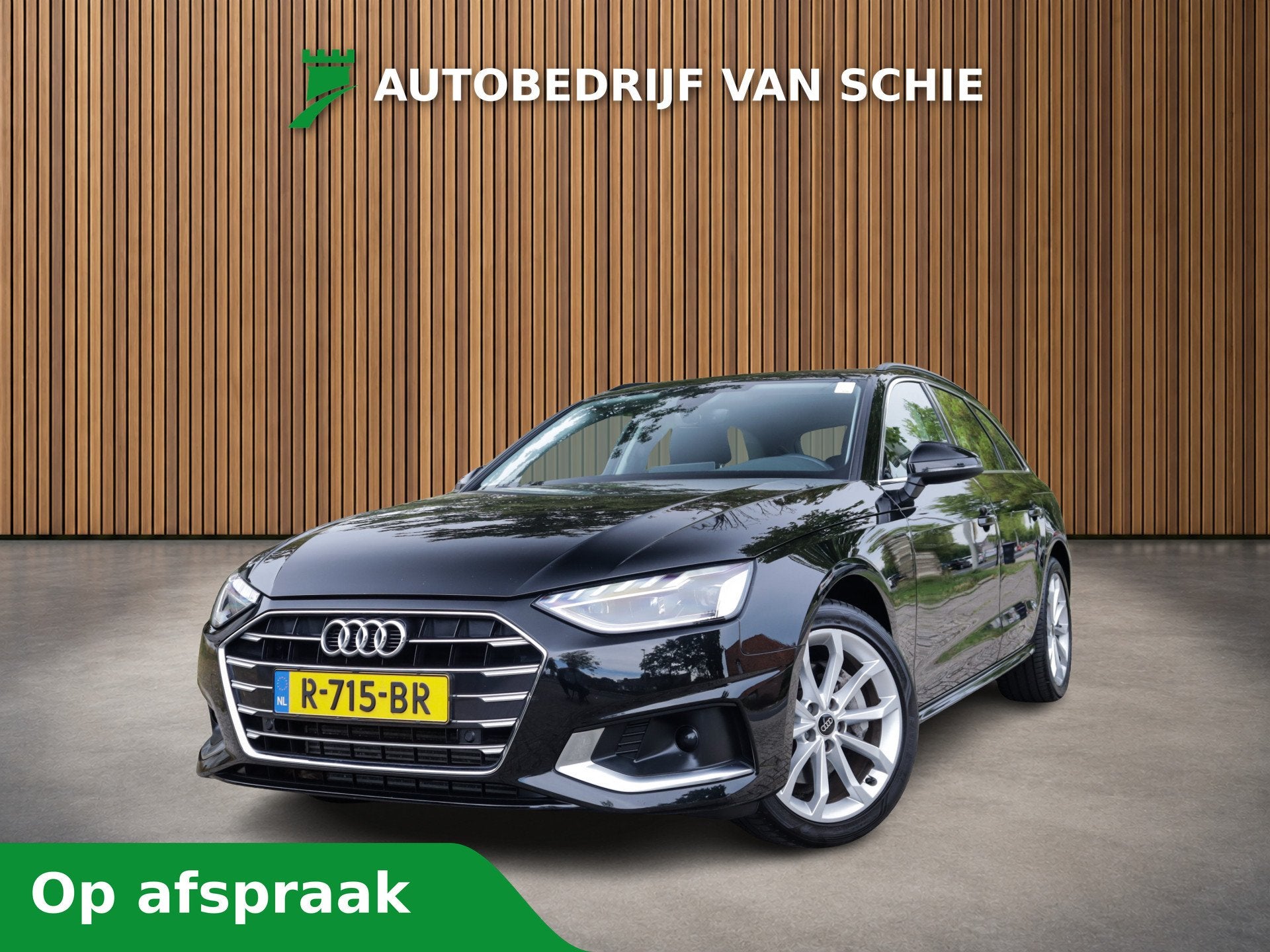 Audi A4 Avant 40 TFSI Advanced Edition 1e-Eig. & Dealer-Onde, Auto's, Audi, Gebruikt, 4 cilinders, A4, Zwart