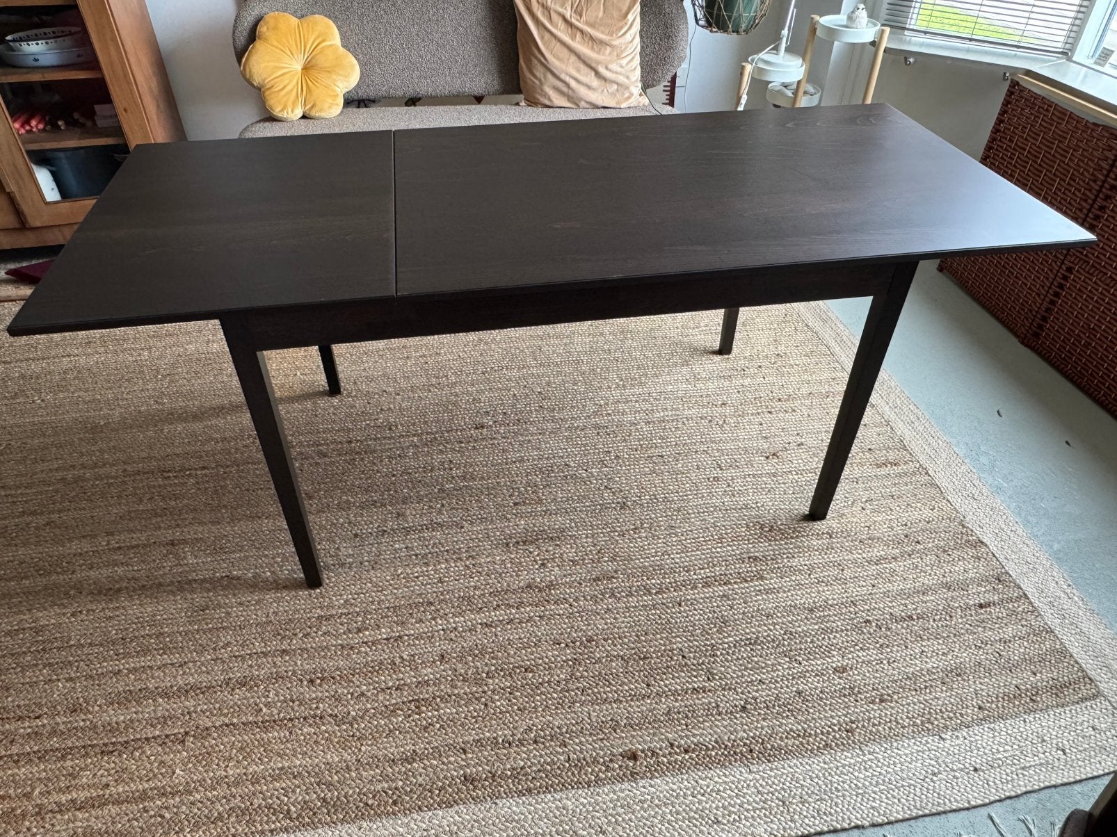 Mooie eettafel näsinge ikea tafel uitschuifbaar, Huis en Inrichting, Ophalen, Zo goed als nieuw, Rechthoekig, 50 tot 100 cm