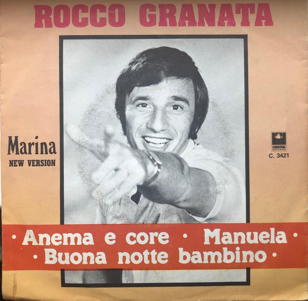 1985	Rocco Granata		Marina (new version), Fotohoes, 1980 - 1989, Ophalen of Verzenden, Zo goed als nieuw