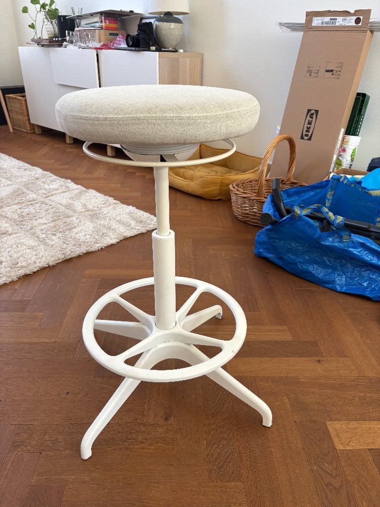 IKEA LIDKULLEN Zit-/Stakruk – Gunnared Beige, Ophalen, Zo goed als nieuw, Beige
