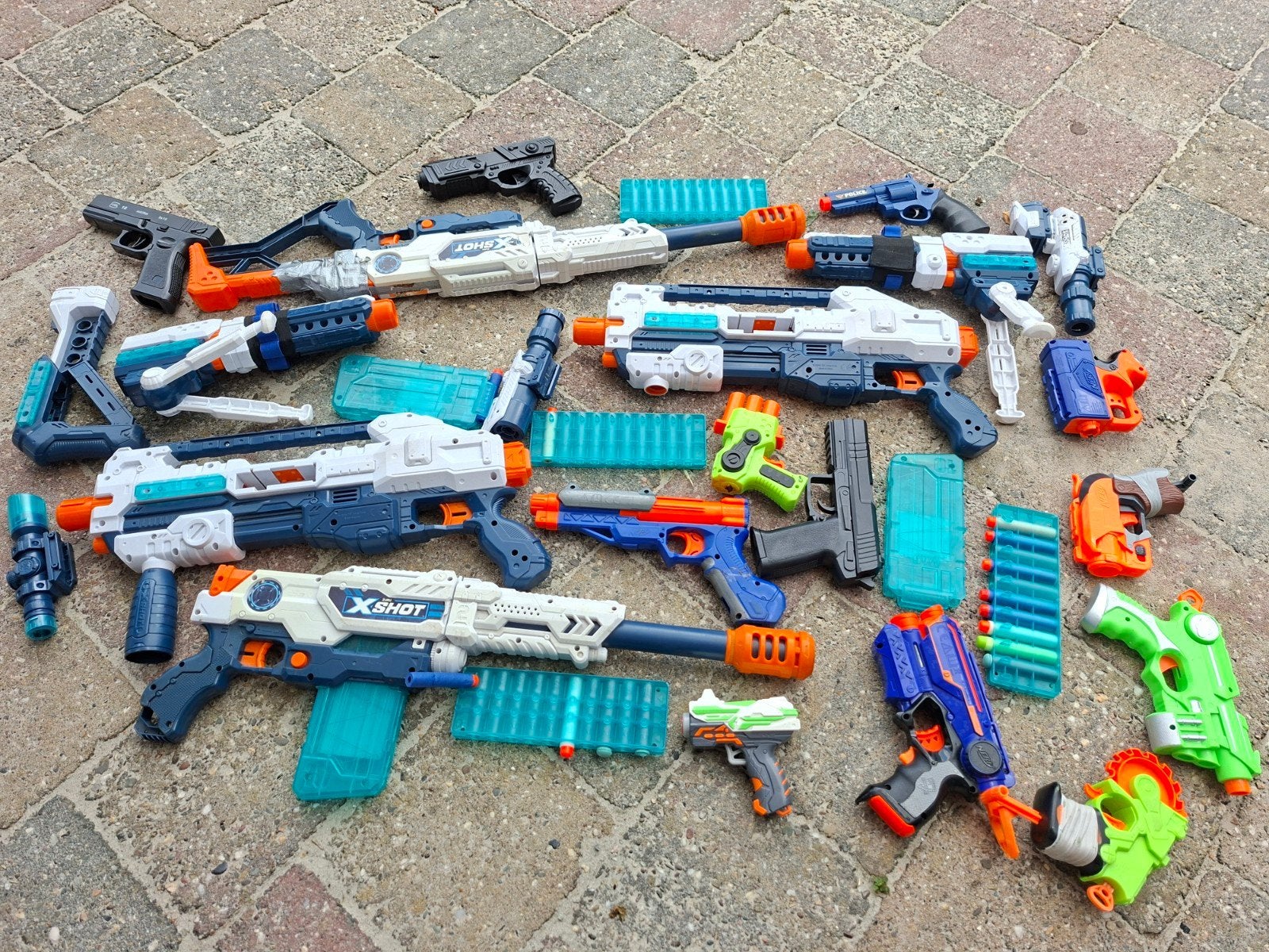 Verzameling nerf, Ophalen
