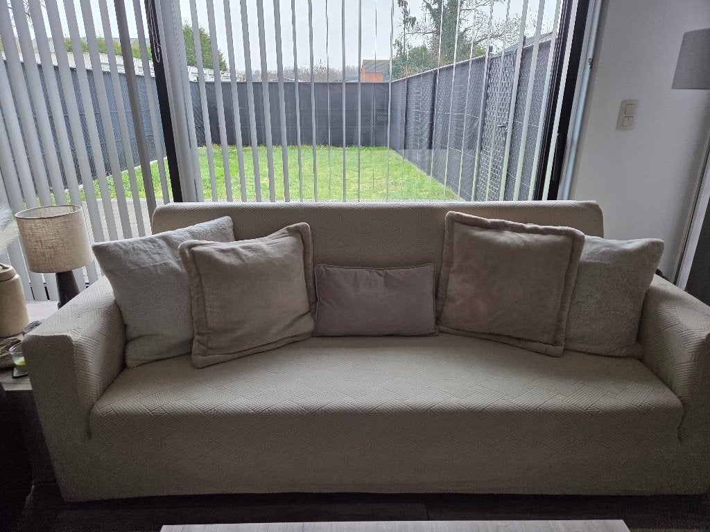 2 persoons slaapbank (3 zit), Ophalen, 100 cm, Tweepersoons, Zo goed als nieuw