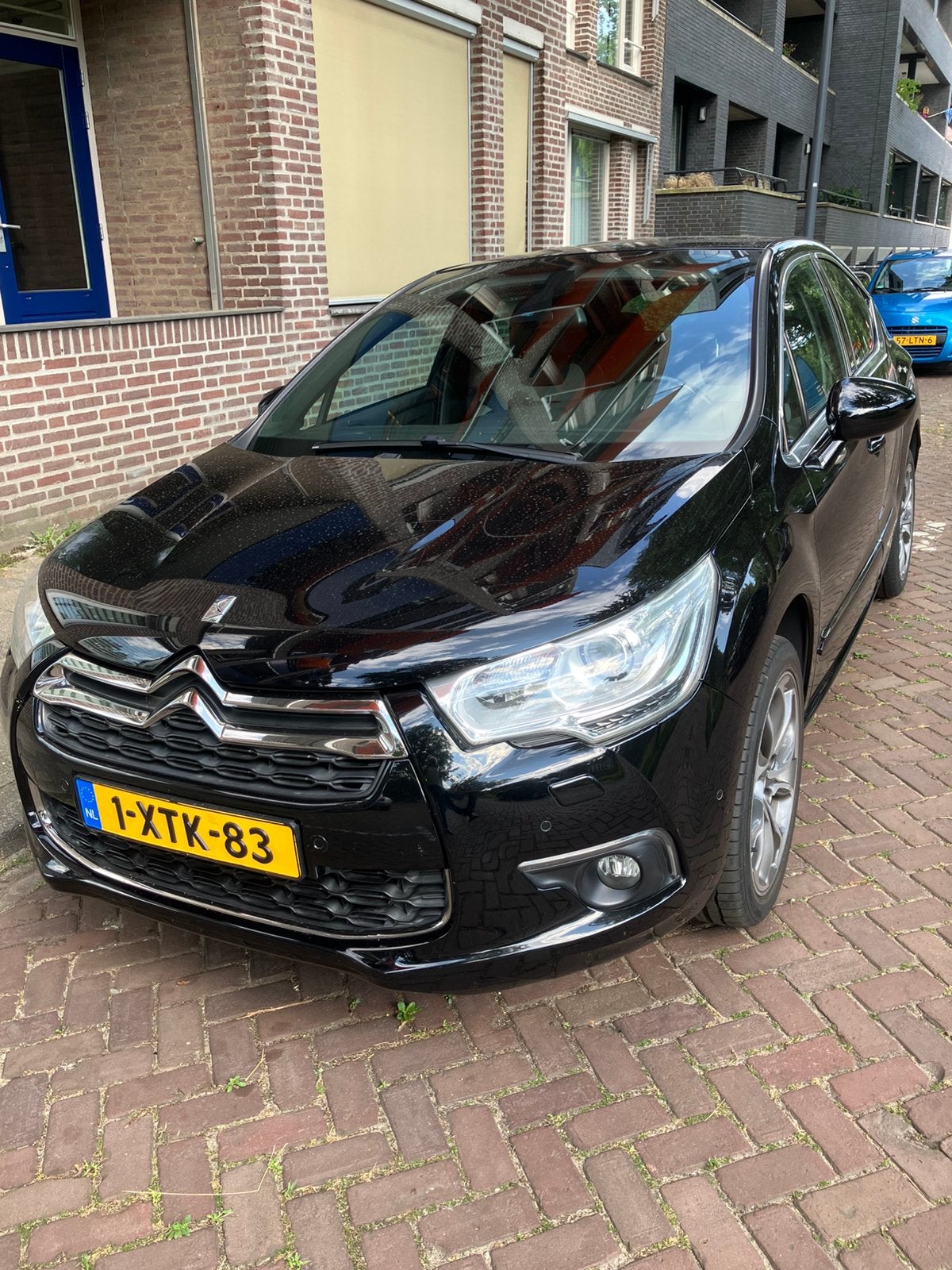 Citroën DS4 1.6 VTI 120KW AUT 2014 Zwart, Auto's, Euro 5, Zwart, Leder en Stof, Origineel Nederlands
