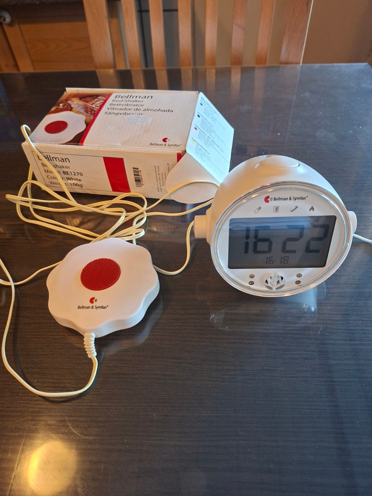 Bellman & Symfon Wekker met Bedshaker - Model BE1370, Ophalen of Verzenden, Zo goed als nieuw, Digitaal
