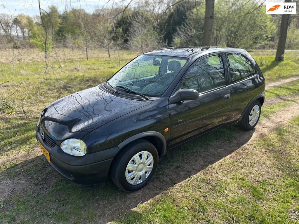 Opel Corsa 1.0i-12V Strada APK 24-10-2026, 31 €/maand, 840 kg, Zwart, Bedrijf