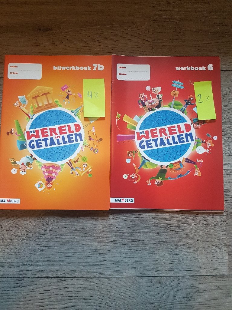 Werkboekjes Rekenen groep 7b. 2 eu p.s., Ophalen of Verzenden, Zo goed als nieuw, Overige niveaus