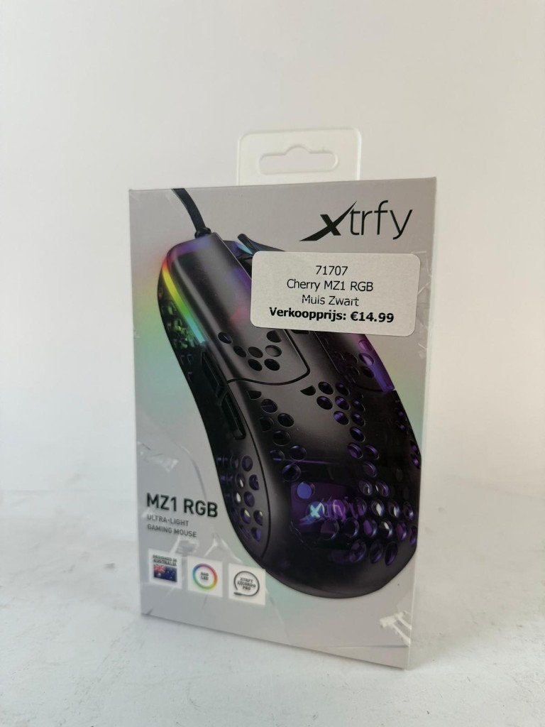 Xtrfy Cherry MZ1 RGB MUIS NIEUW || €14.99, Computers en Software, Muizen, Nieuw, Ophalen of Verzenden, X, X