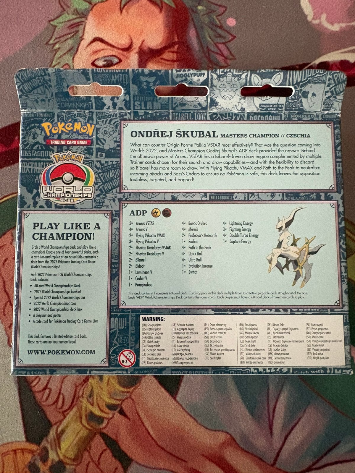 Pokémon TCG 2022 World Championships Deck Ondřej Škubal ADP, Ophalen of Verzenden, Zo goed als nieuw