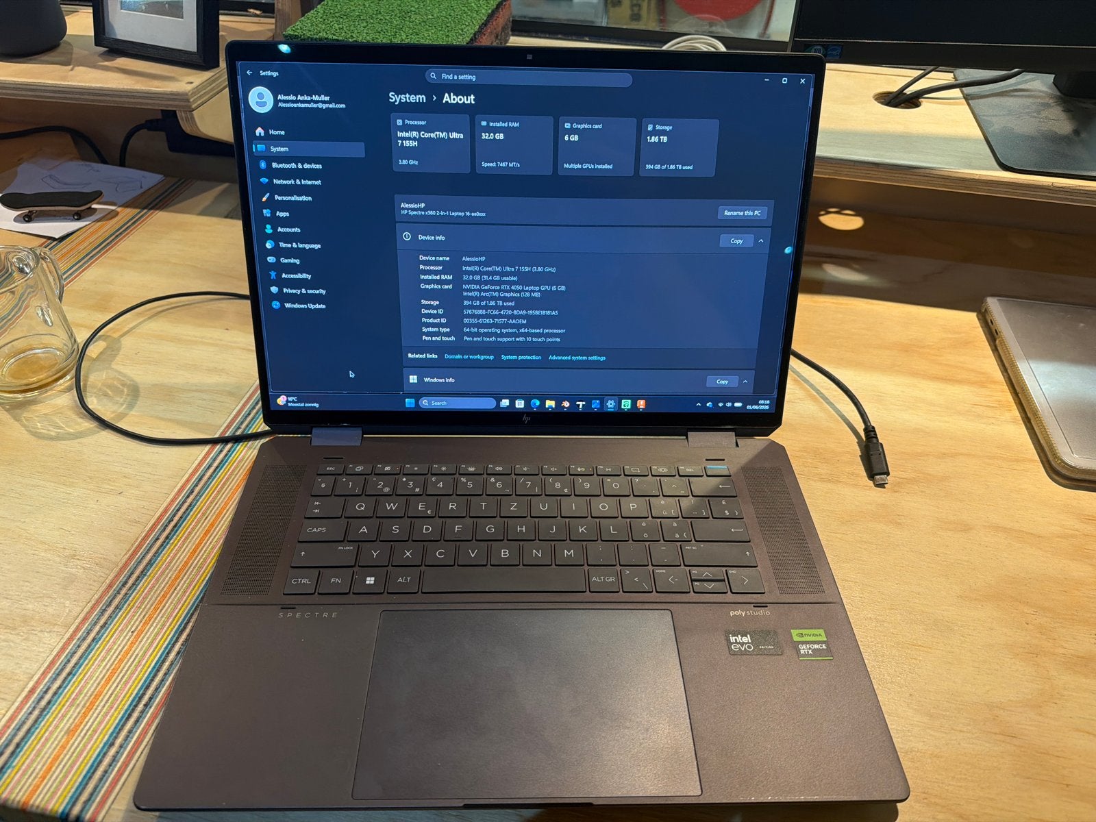HP Spectre x360 2-in-1 Laptop 16 inch - Perfecte staat!, Computers en Software, Met videokaart, Ophalen of Verzenden, Zo goed als nieuw