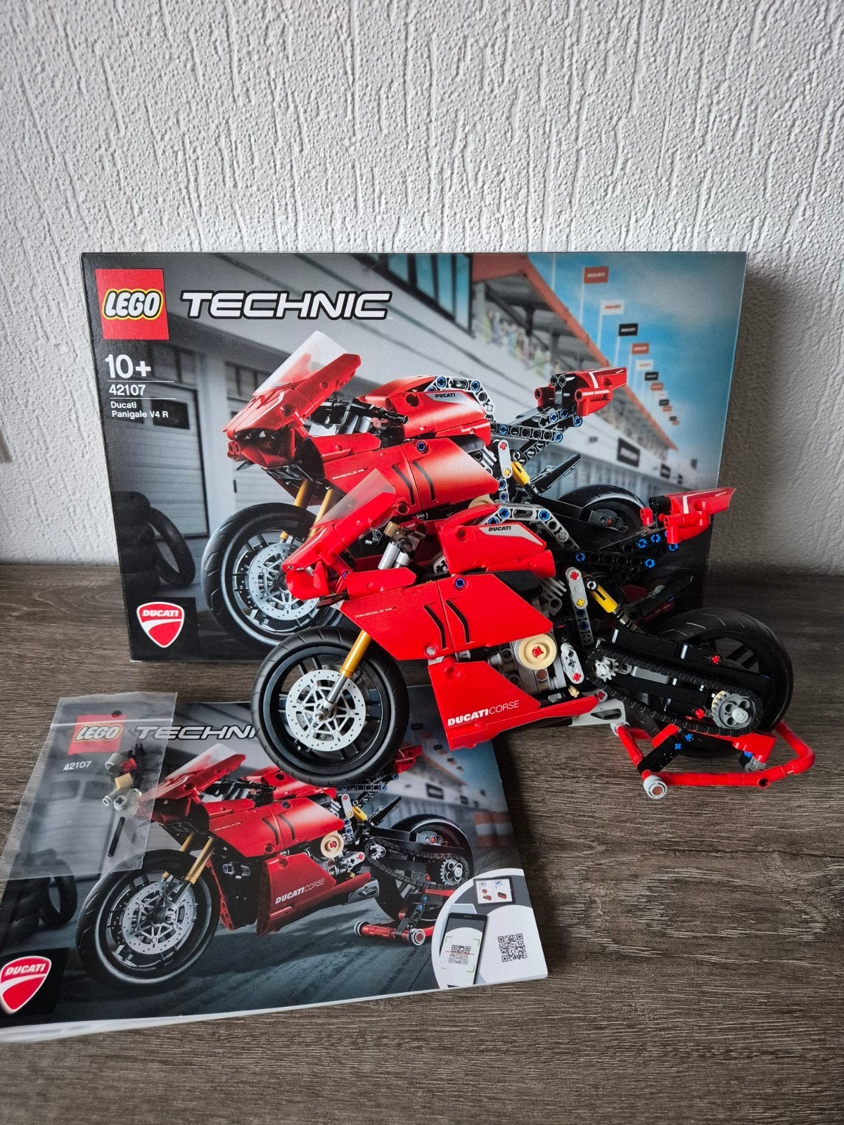 Lego 42107 Ducati., Compleet, Lego, Ophalen of Verzenden, Zo goed als nieuw