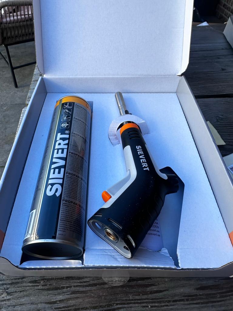 Sievert brander met propaan/butaan gasfles, Ophalen of Verzenden, Nieuw