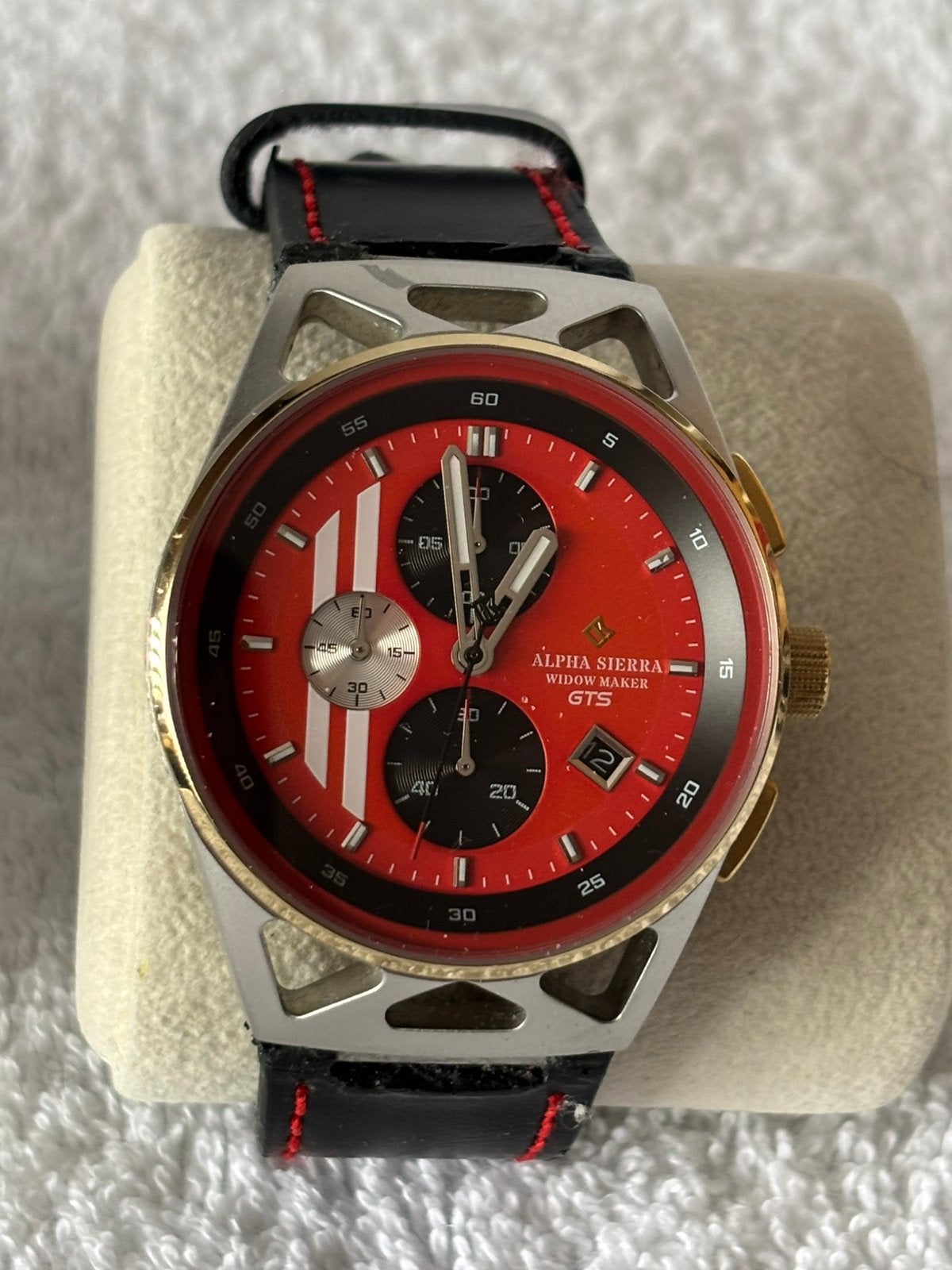 ALPHA SIERRA Heren horloge, Overige merken, Staal, Polshorloge, Overige materialen