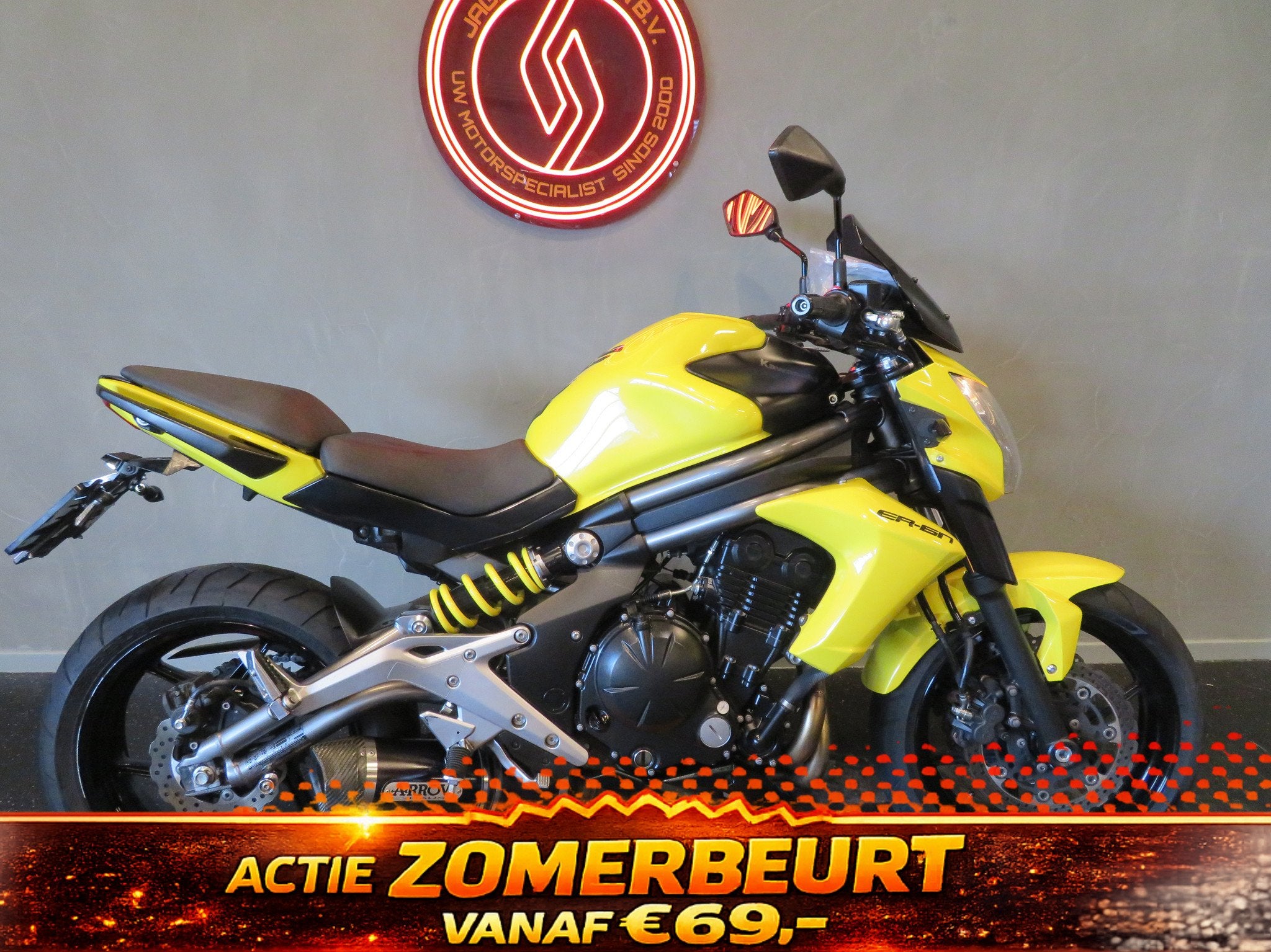 Kawasaki ER 6N ER6 ER-6N NIEUWSTAAT! (bj 2013), Bedrijf, Naked bike