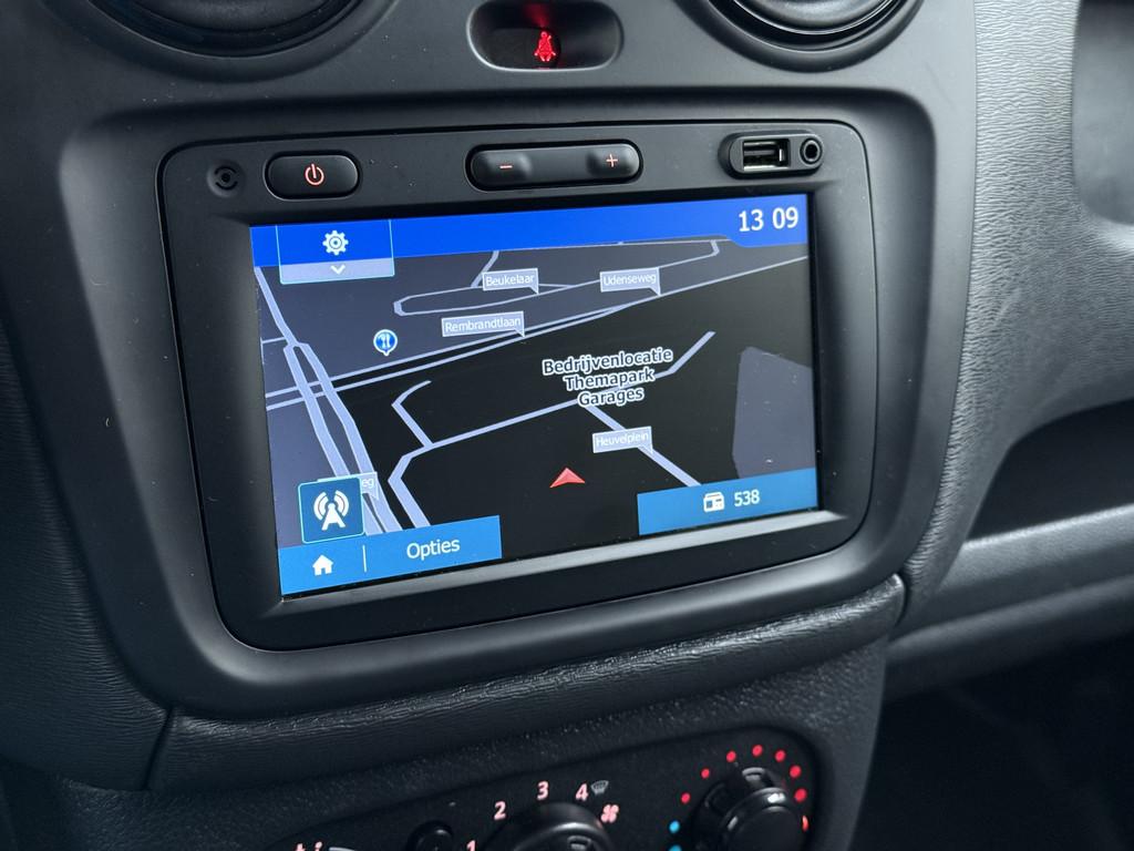 Dacia Dokker DCi Airco Navi Trekhaak Euro 6 DAB Bluetooth Es, Stof, 4 cilinders, Blauw, Origineel Nederlands
