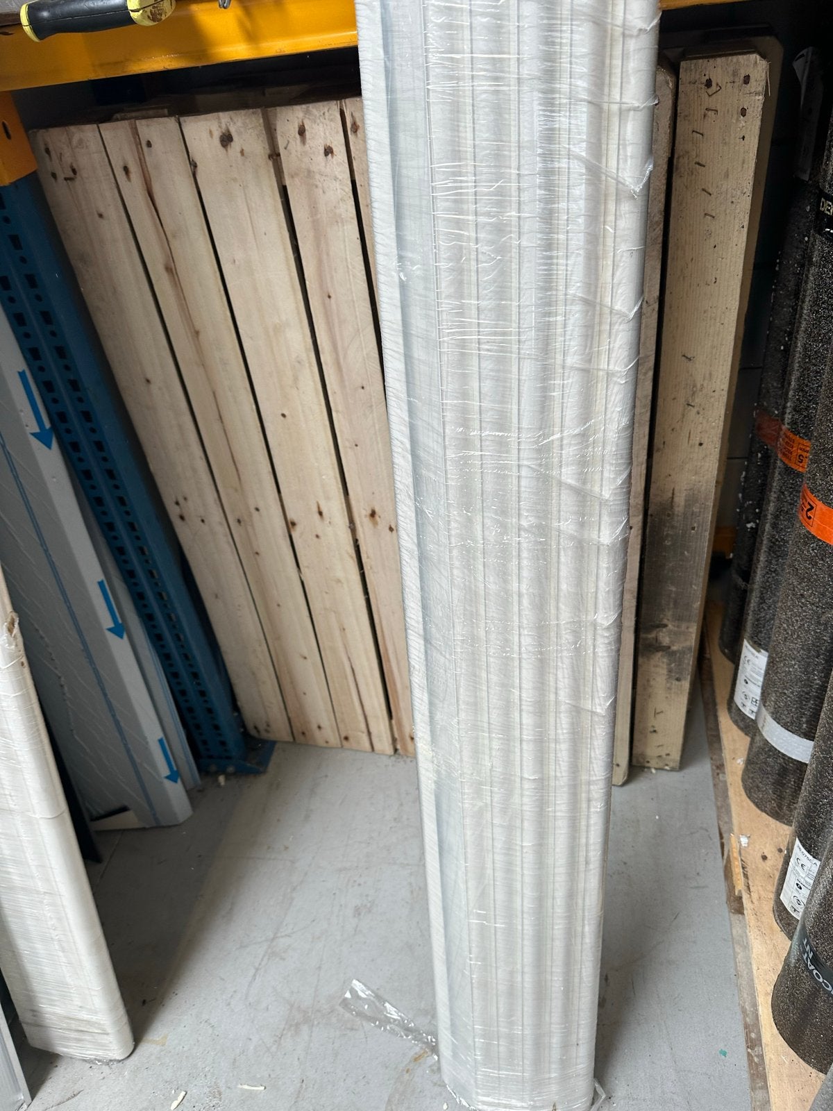 Kraaltrim 38mm L=2500 Ral 9010, Ophalen, Overige materialen, Overige typen, Nieuw