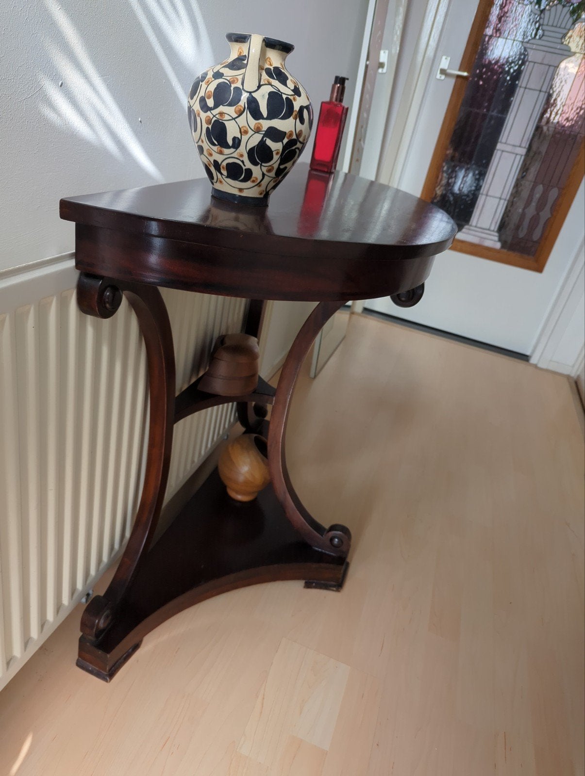 klassiek half rond sidetable/haltafel/bijzettafel, Huis en Inrichting, Ophalen of Verzenden