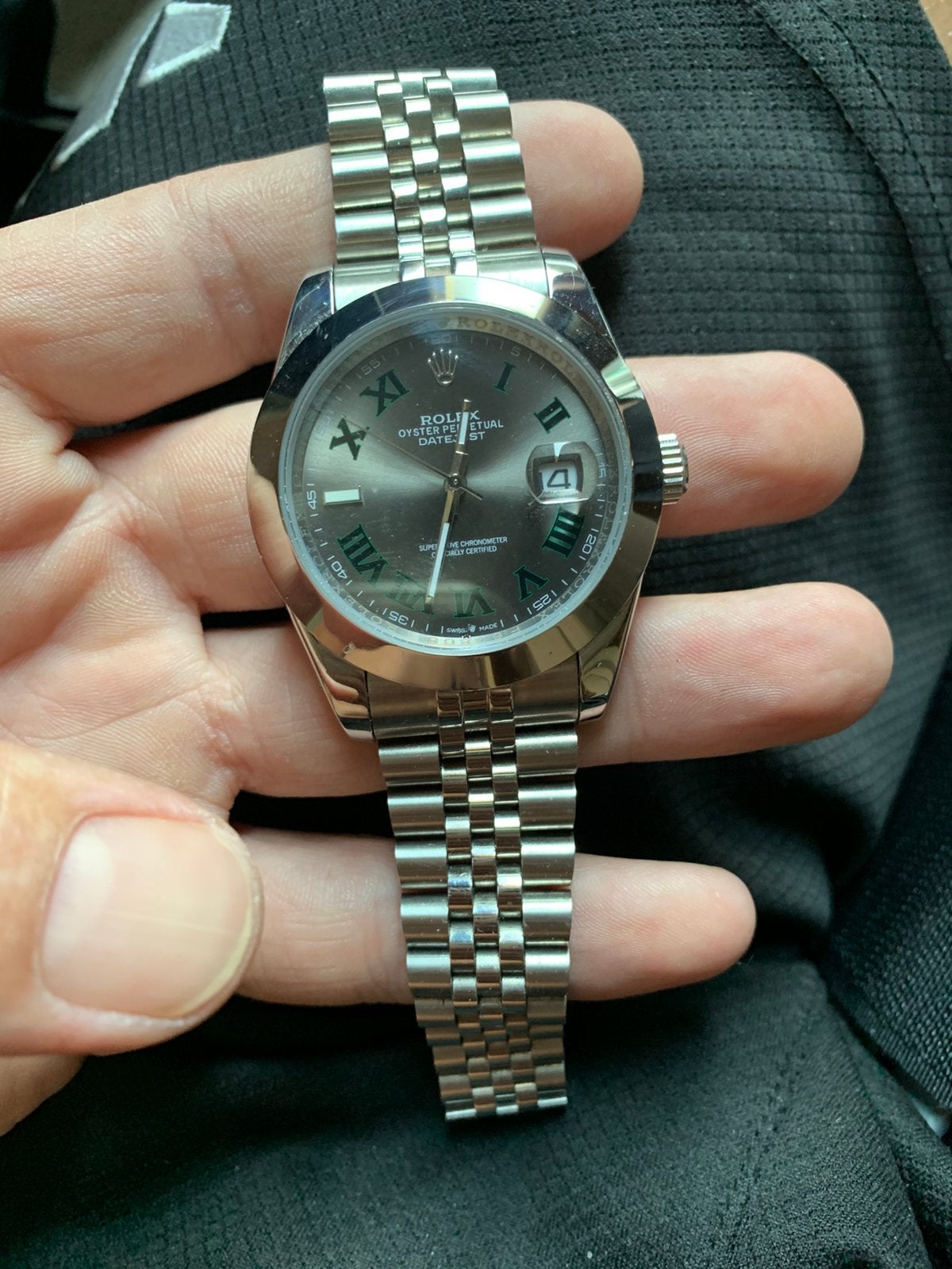 Rolex automatisch uurwerk, Ophalen, Zo goed als nieuw, Staal, Rolex