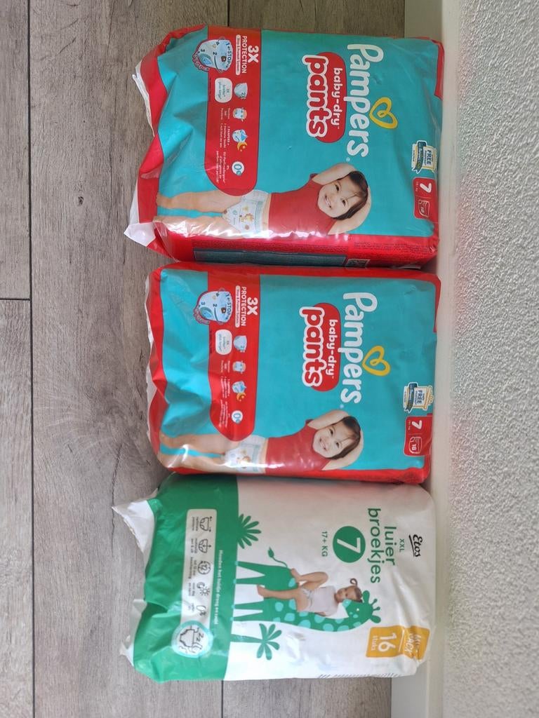 Pampers Baby-Dry Pants en Etos luierbroekjes maat 7, Ophalen, Nieuw