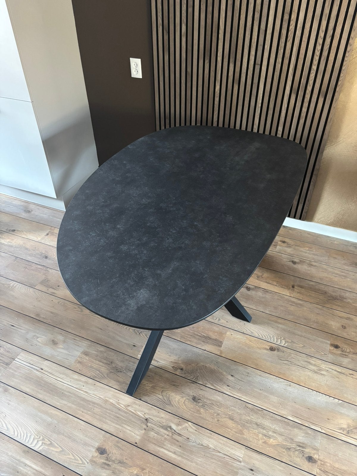 Eettafel Oviedo Zitmaxx, Ophalen, Zo goed als nieuw, Donker, 4 tot 6 stoelen