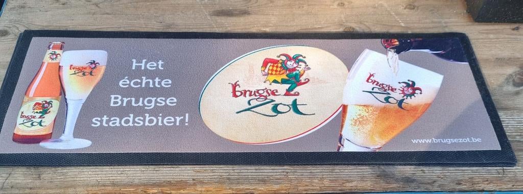 Brugse Zot biermat - Het echte Brugse stadsbier!, Verzamelen, Ophalen of Verzenden, Nieuw, Gebruiksvoorwerp