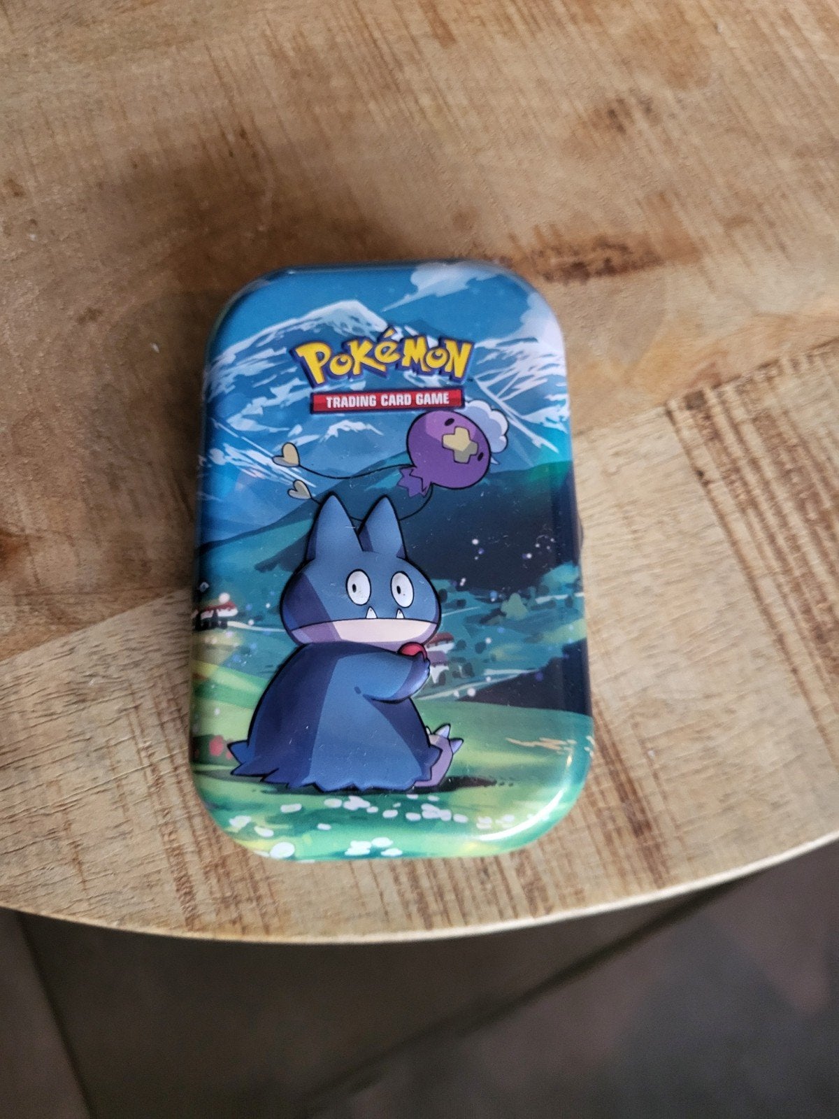 Pokémon Trading Card Game Mini Tin - Munchlax & Gastly, Ophalen of Verzenden, Gebruikt, Overige typen