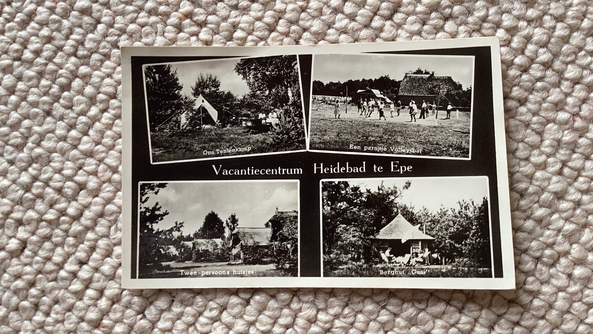 Ansichtkaart Epe Vacantiecentrum Heidebad. 991, Ophalen of Verzenden, 1940 tot 1960, Gelopen, Gelderland
