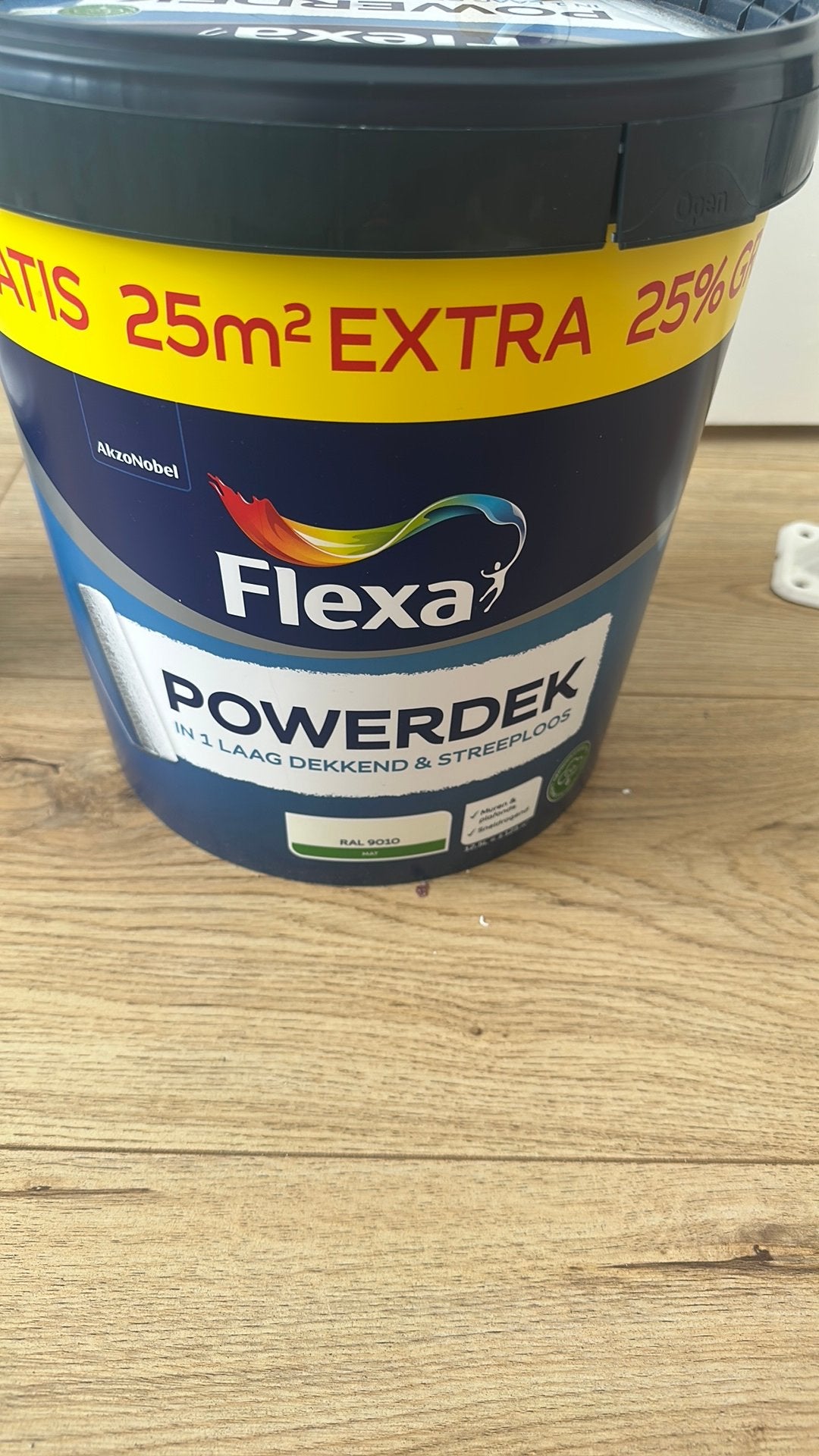 Muurverf flexa wit, Ophalen, Zo goed als nieuw, Wit, Verf